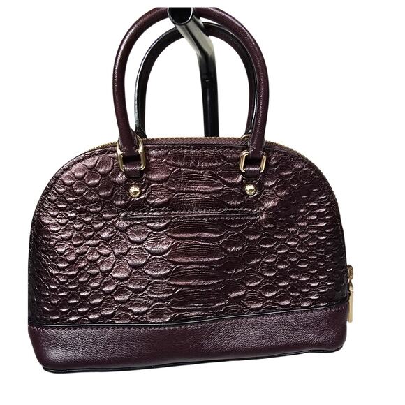 COACH Micro Mini Sierra Satchel Oxblood - Picture 2 of 8
